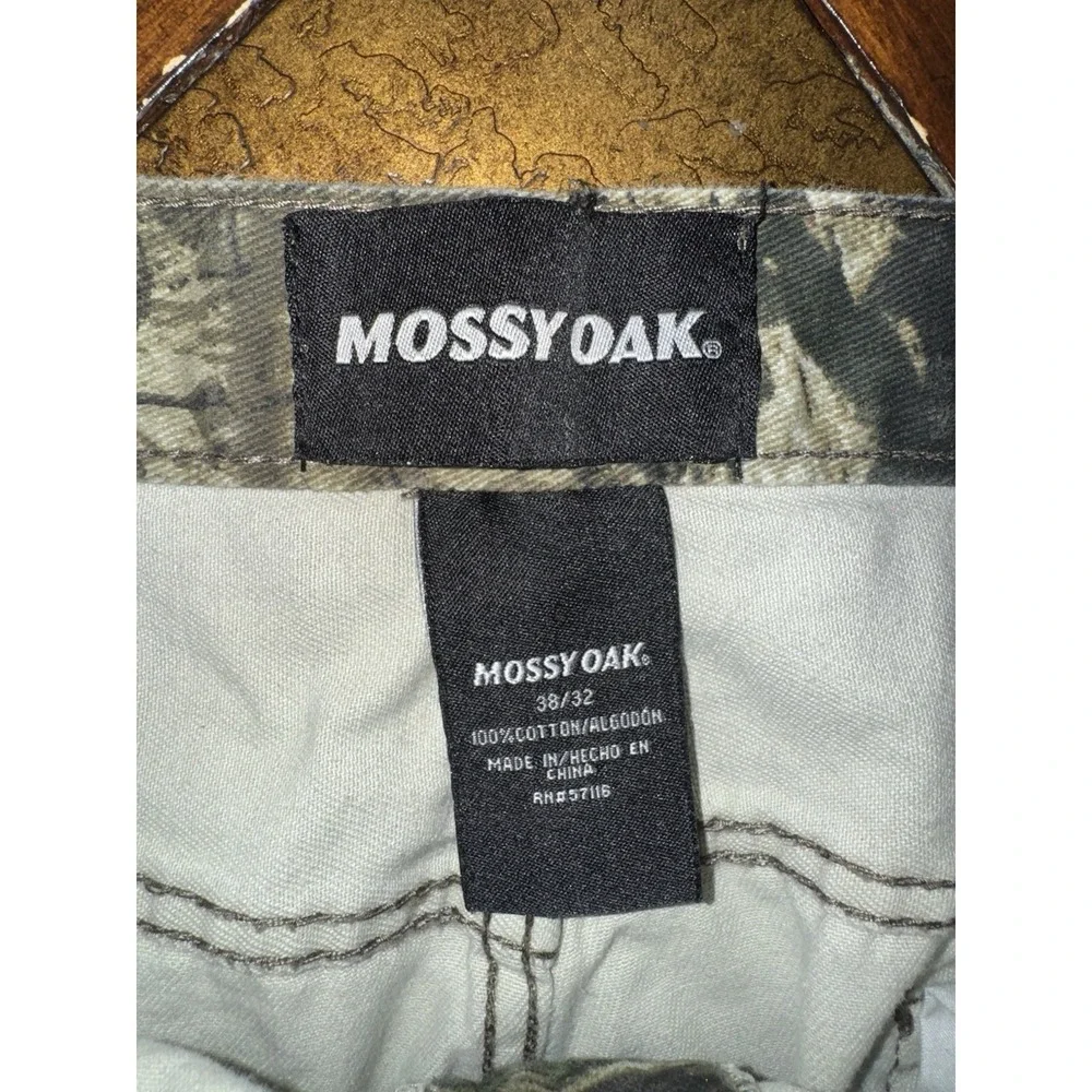 VINTAGE CAMO MOSSY‎ OAK BREAK UP INFINITY MEN'S 38x32 COTTON CARGO PANTS